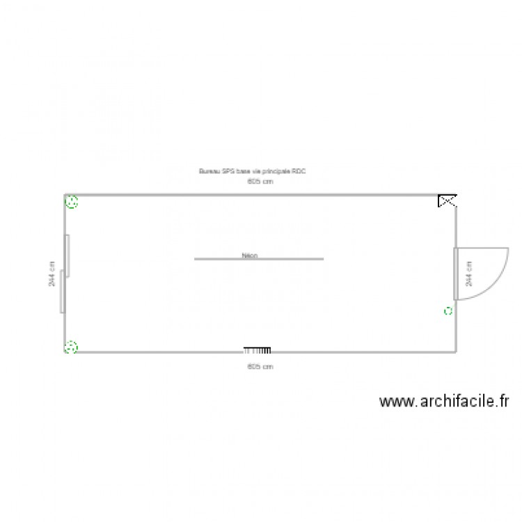 Bureau SPS base vie principale RDC. Plan de 0 pièce et 0 m2