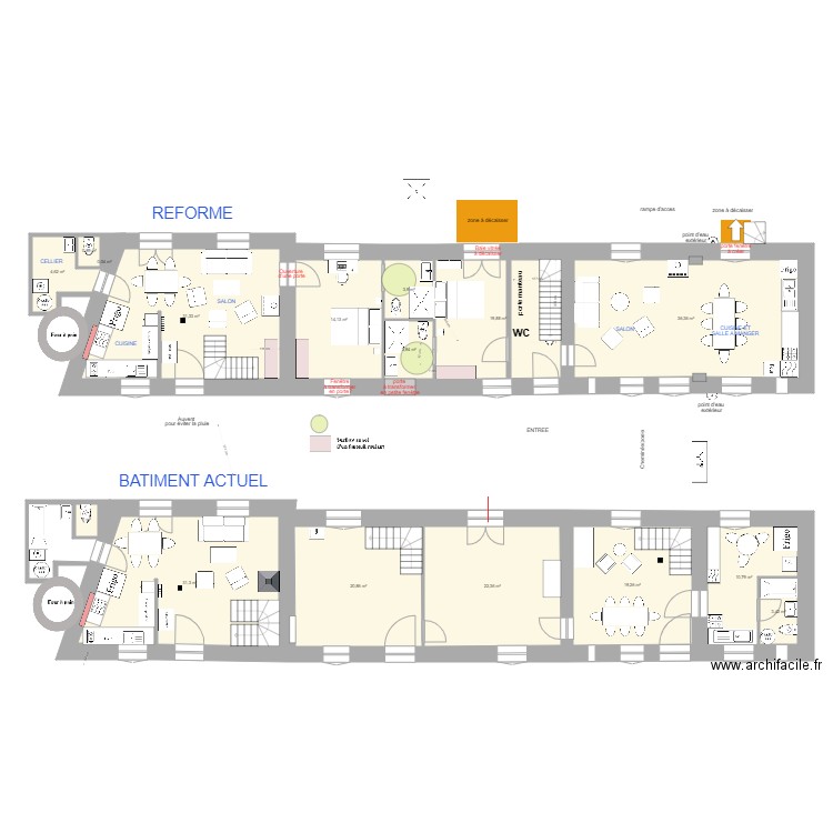 RDC 21 04. Plan de 0 pièce et 0 m2