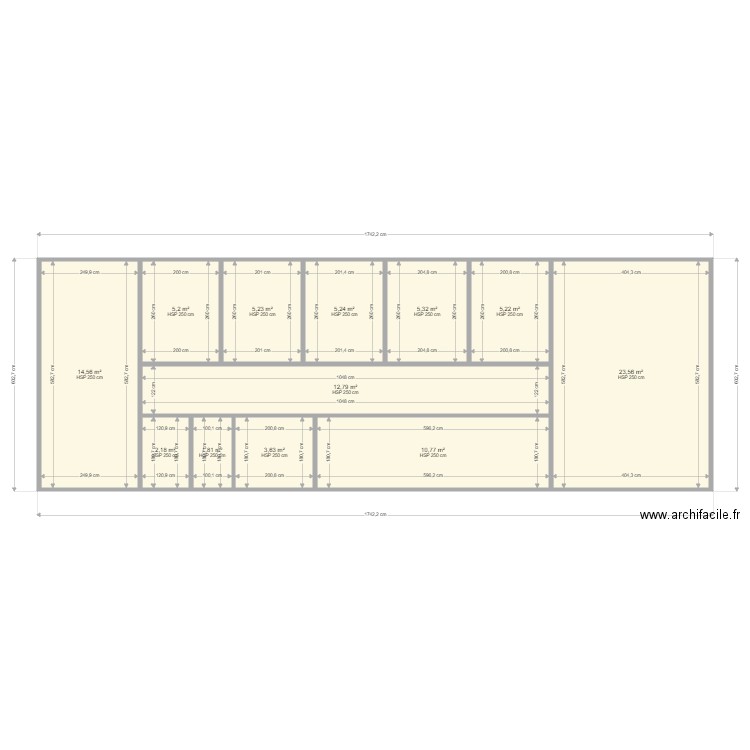 porcherie. Plan de 0 pièce et 0 m2