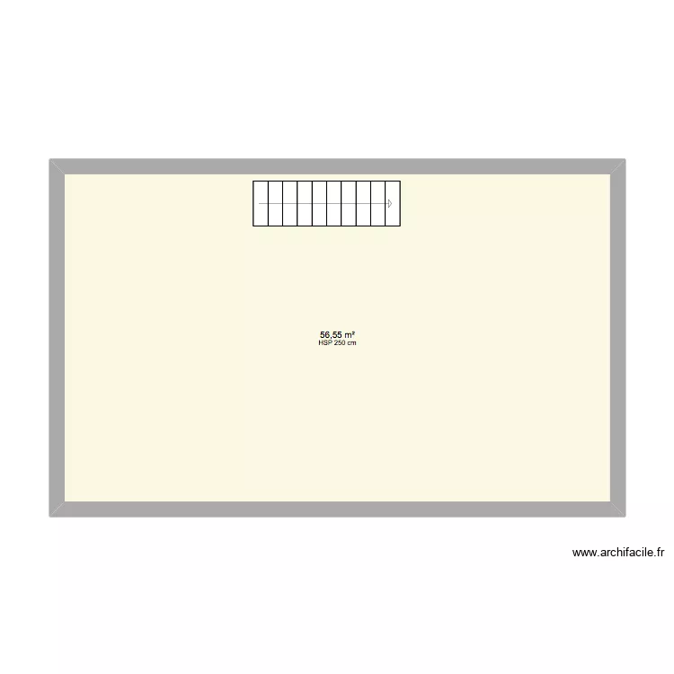 App 1er &eacute;tage. Plan de 