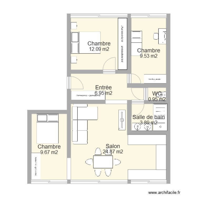 CHIAVUS. Plan de 0 pièce et 0 m2
