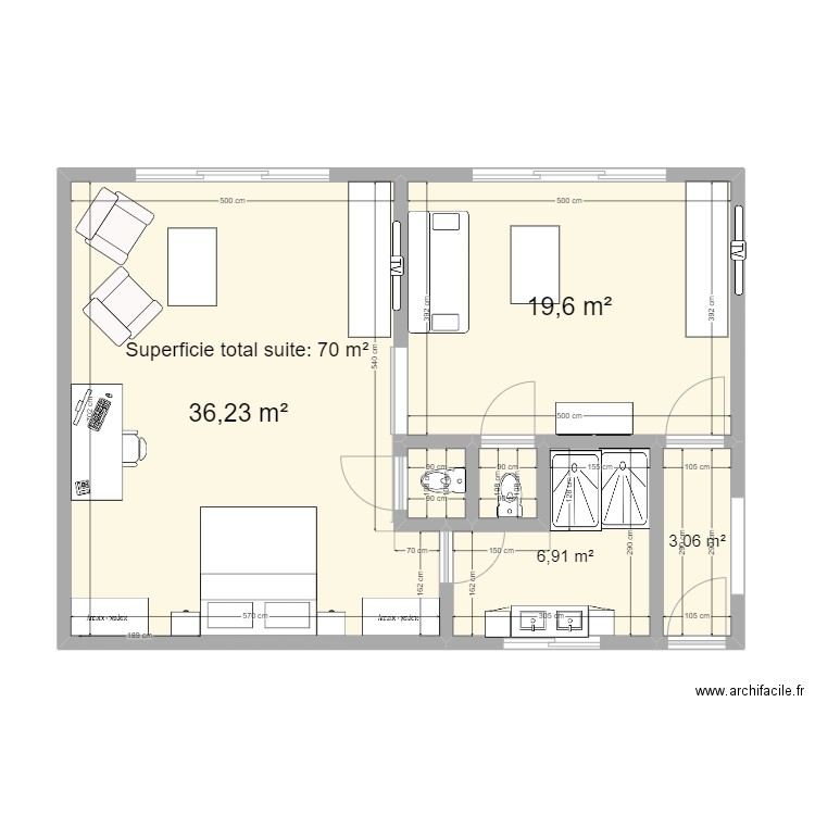 Suite v1 b. Plan de 0 pièce et 0 m2