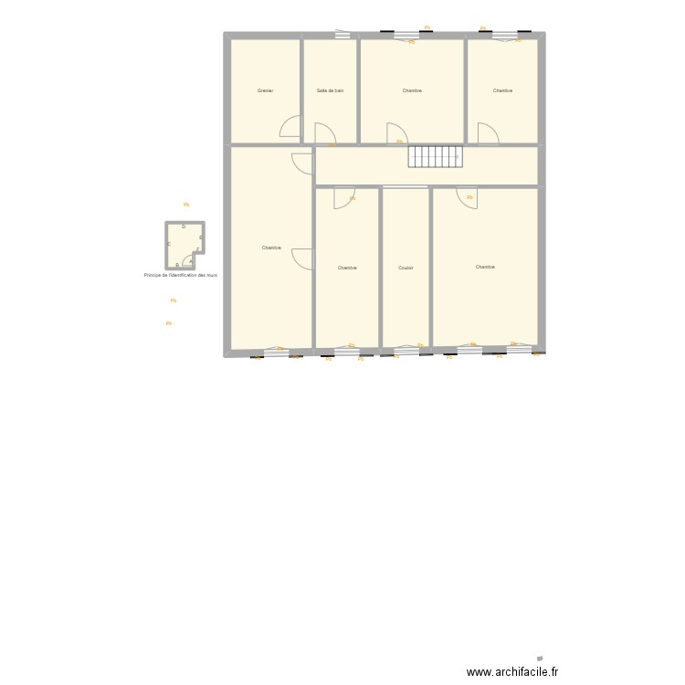 Croquis COMMUNE DE FENETRANGE 1er. Plan de 10 pièces et 138 m2