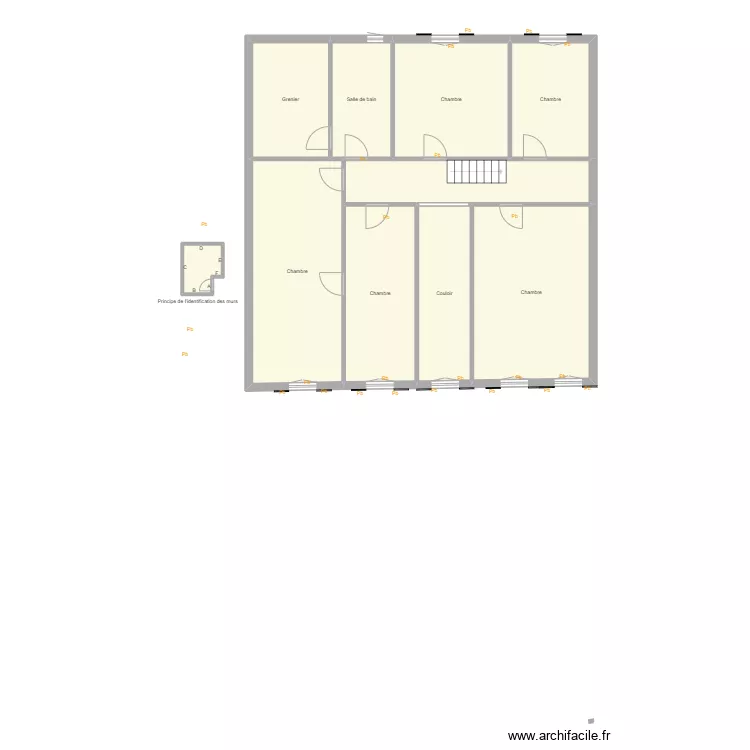 Croquis COMMUNE DE FENETRANGE 1er. Plan de 