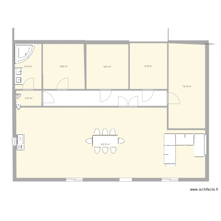 villa t5. Plan de 0 pièce et 0 m2