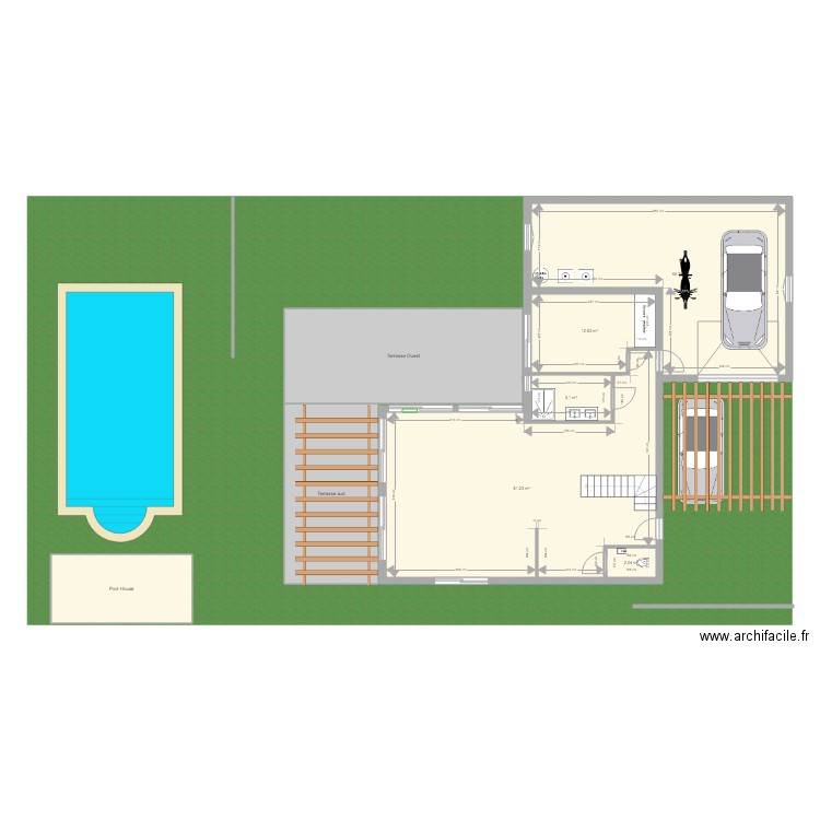 Maison Mions v3. Plan de 0 pièce et 0 m2