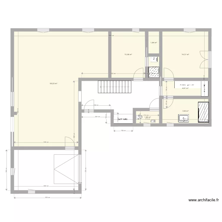 RDC FORCALQUIER RENOVATION. Plan de 