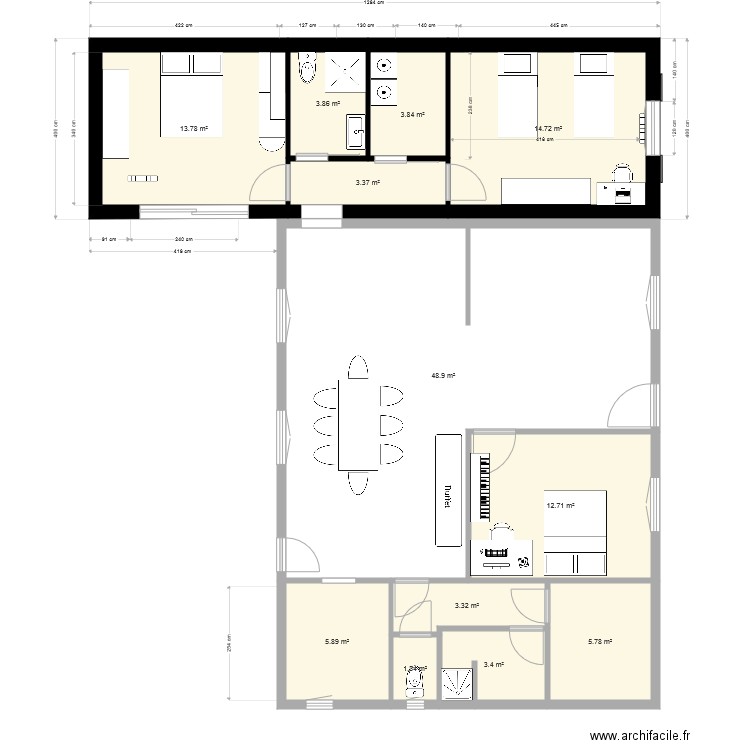 Maubuisson Extension v28. Plan de 0 pièce et 0 m2