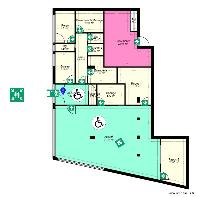 B91SGB1RB projet evac. Plan de 0 pièce et 0 m2