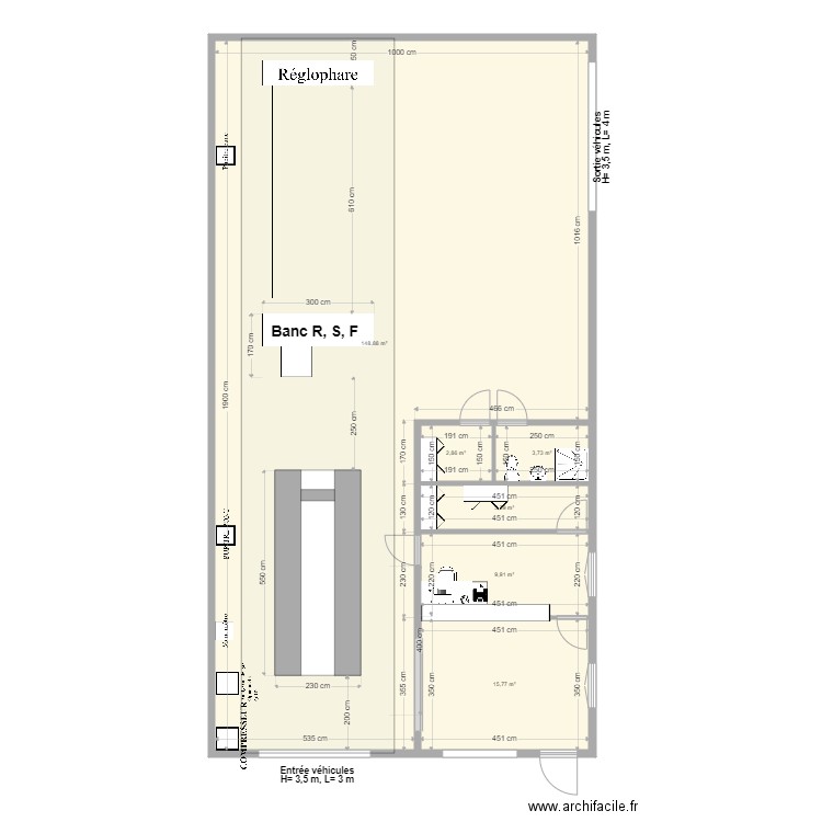 CCT VL NIZON 1 19x10. Plan de 6 pièces et 187 m2