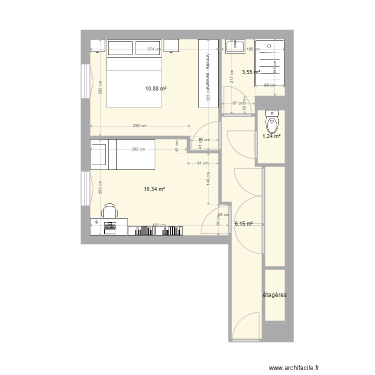 cadet france libre. Plan de 0 pièce et 0 m2