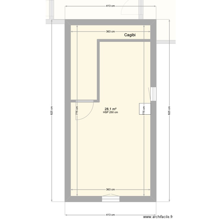 Crespillon extension masse. Plan de 0 pièce et 0 m2