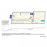 La Laverie plan de coupe