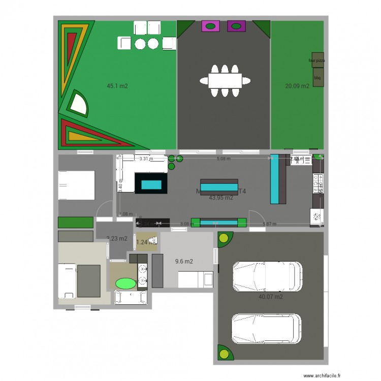 claude973 43. Plan de 0 pièce et 0 m2