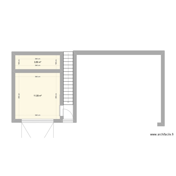 parking garage marcel. Plan de 2 pièces et 16 m2