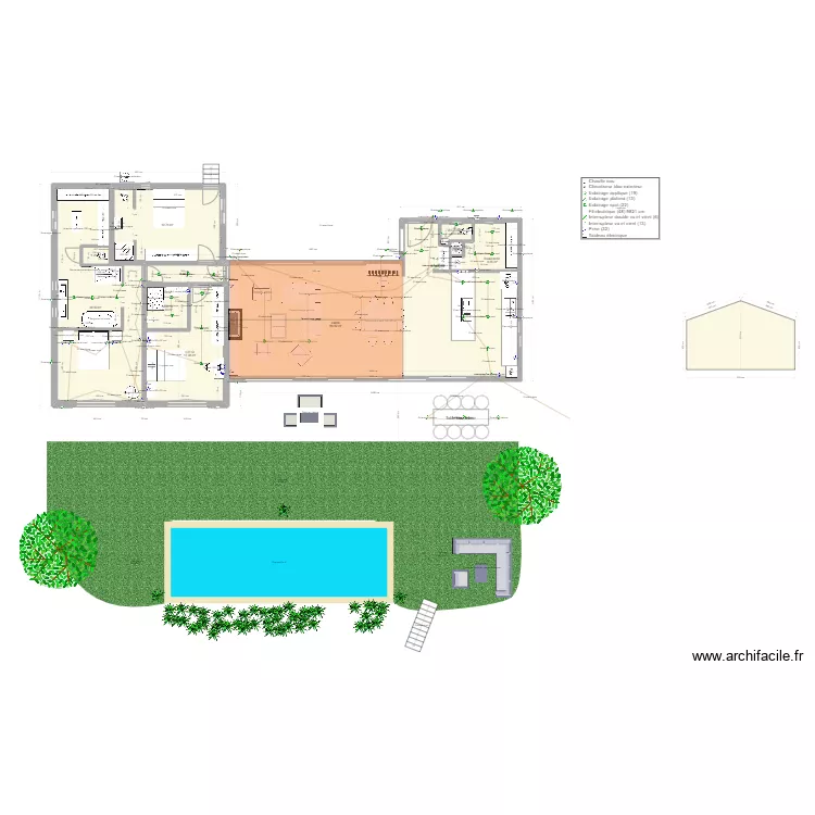 villa vyncke v4. Plan de 