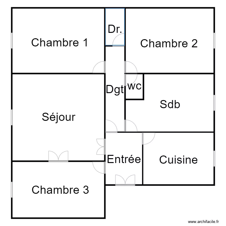 FALCOU 23 11. Plan de 