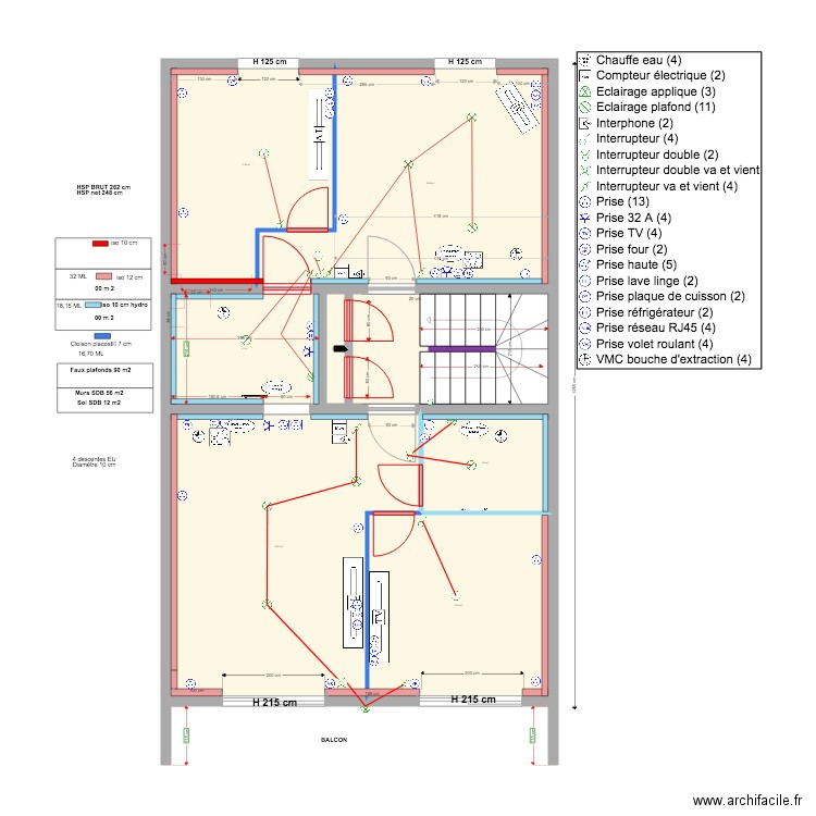INT ETAG LOT B  01 04 20. Plan de 0 pièce et 0 m2