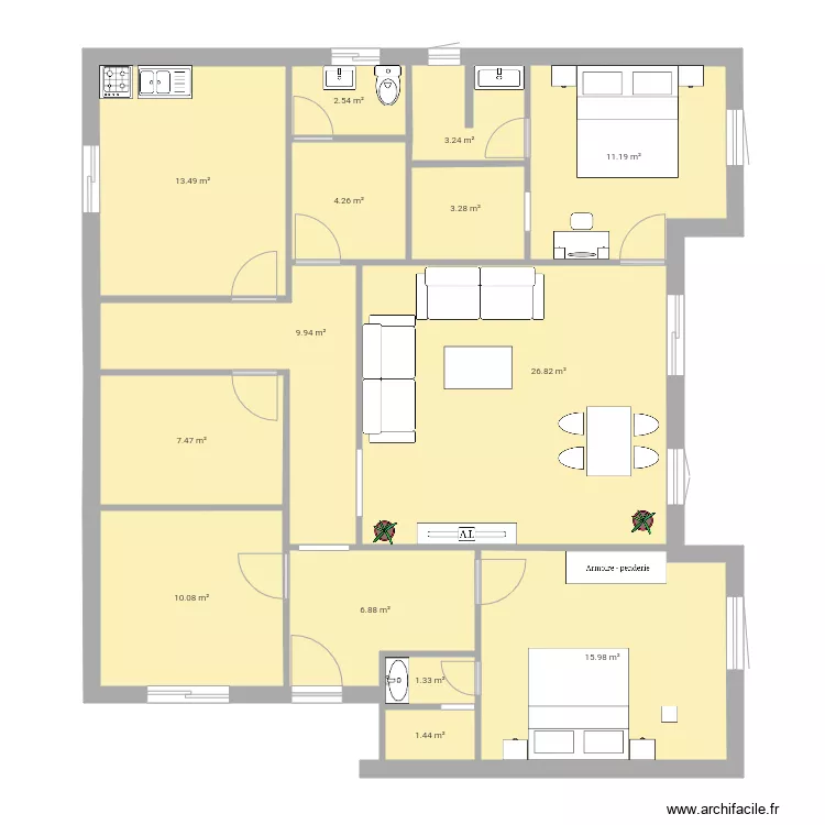 appart 2. Plan de appart 2. Plan de