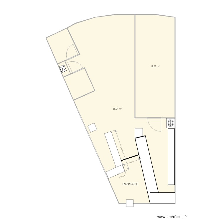 LE MANDARIN PROGET. Plan de 0 pièce et 0 m2