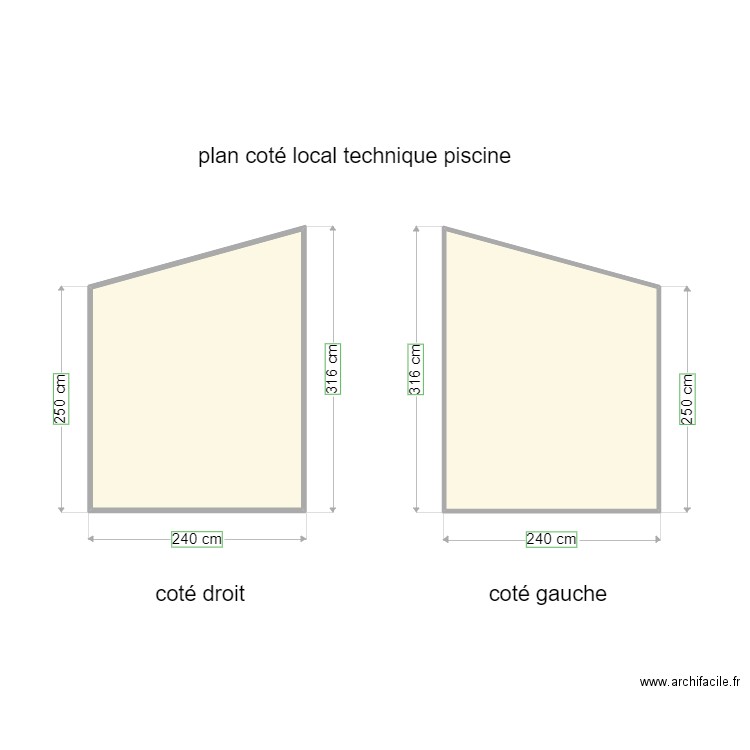 local technique 2. Plan de 2 pièces et 13 m2