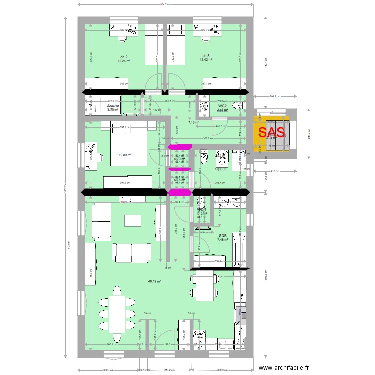  seconde maison. Plan de 0 pièce et 0 m2