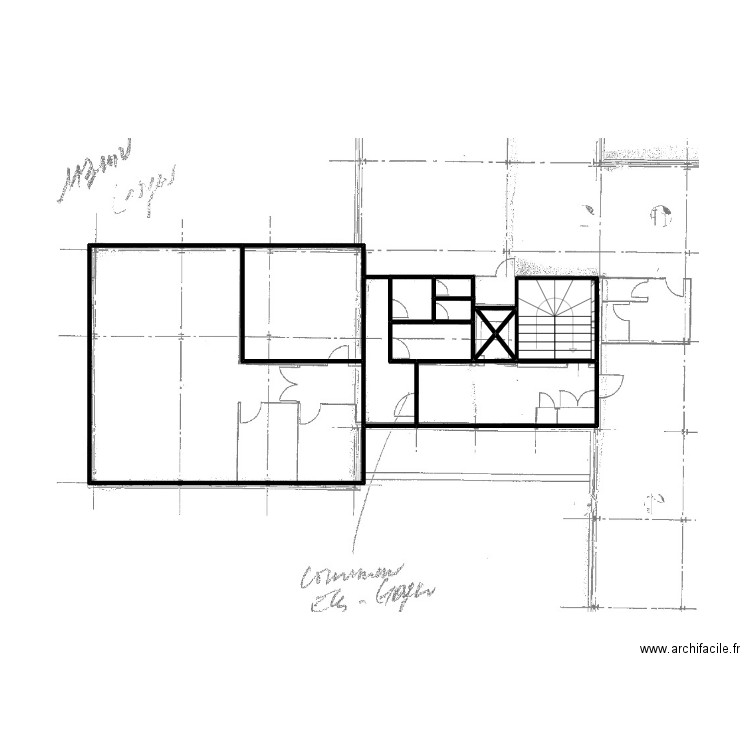 398 croquis 113 m². Plan de 12 pièces et 36 m2