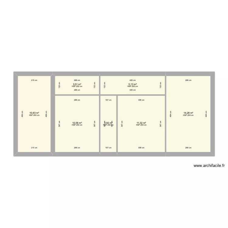 nouvelle maison. Plan de 