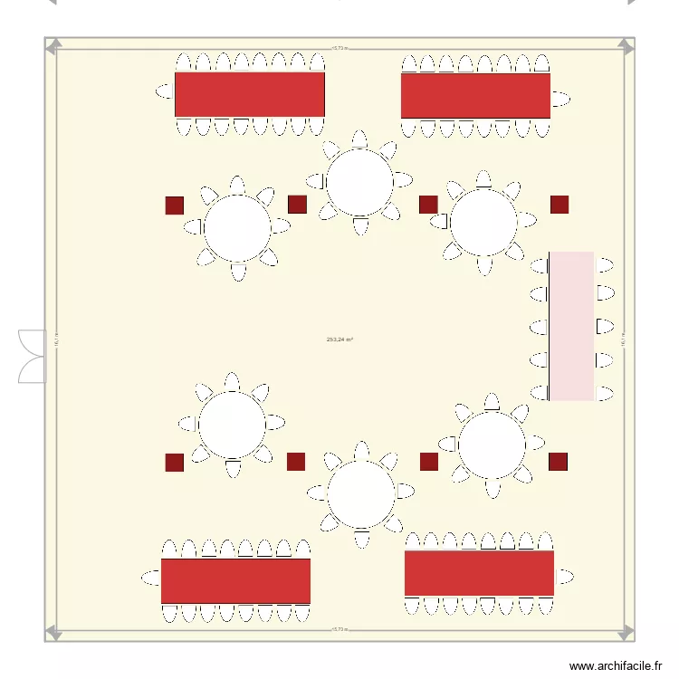 ELSA ET VINCENT 03 JUIN 2023 plan 3 TABLE RONDE. Plan de 