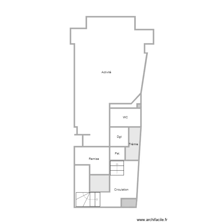 rdc godet. Plan de rdc godet. Plan de