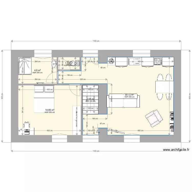 macornay swixim PH projet. Plan de 