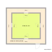 plan jeu &eacute;cran leds