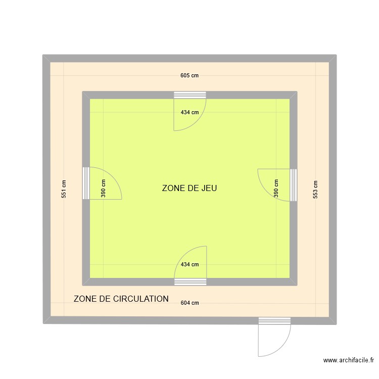 plan jeu écran leds. Plan de 0 pièce et 0 m2