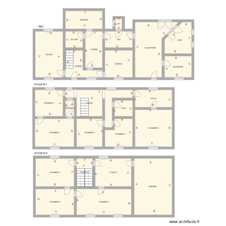 venet. Plan de 0 pièce et 0 m2