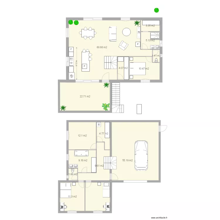 L INVERSE2 MODIF2B. Plan de 