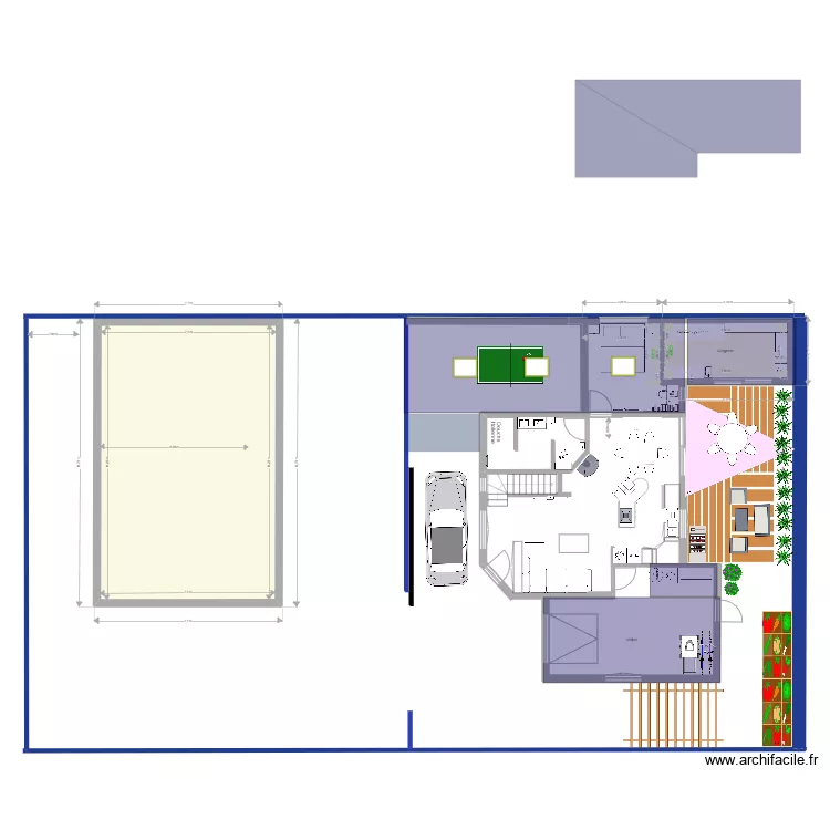 Ma maison &agrave; Boylesve 2. Plan de 