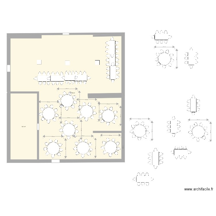 Grange mariage plan 2 110pers aaaa. Plan de 0 pièce et 0 m2