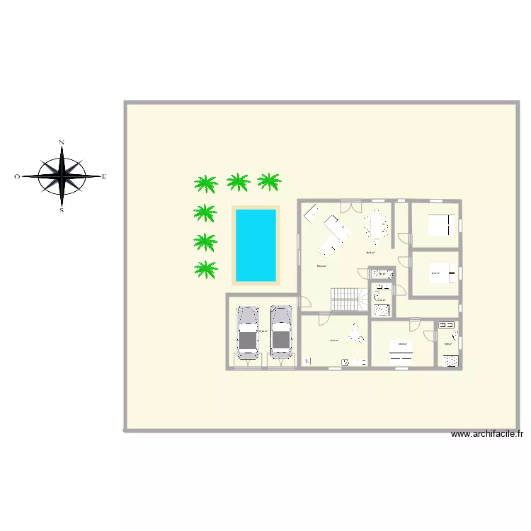 Coyah maison. Plan de 