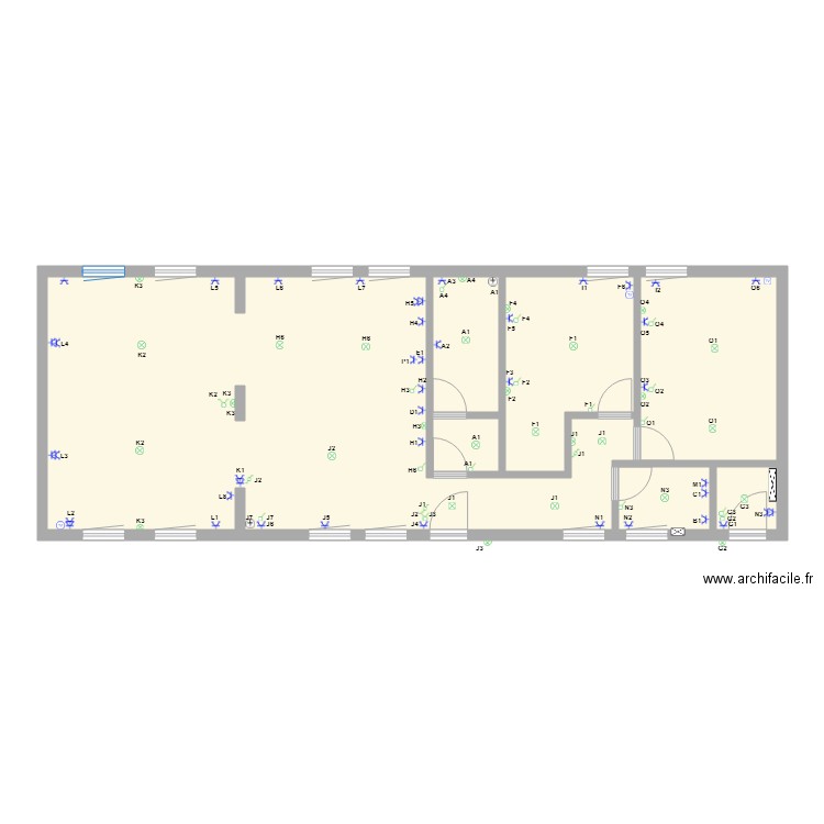 Velaine RDC. Plan de 0 pièce et 0 m2