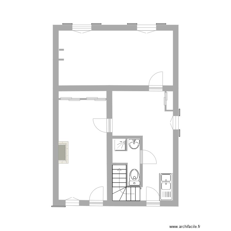 col RDC. Plan de 0 pièce et 0 m2