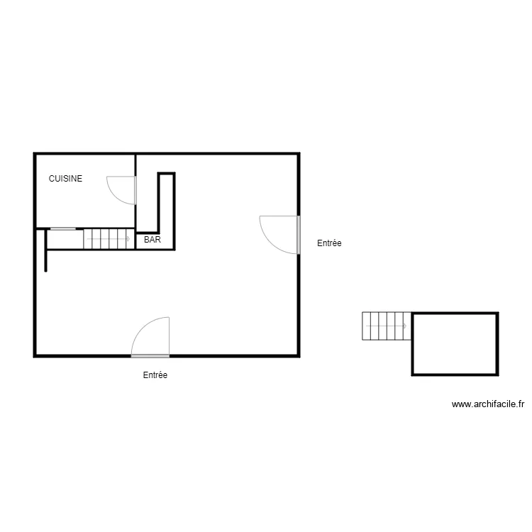 Plan Restaurant Kaliley 006099. Plan de 