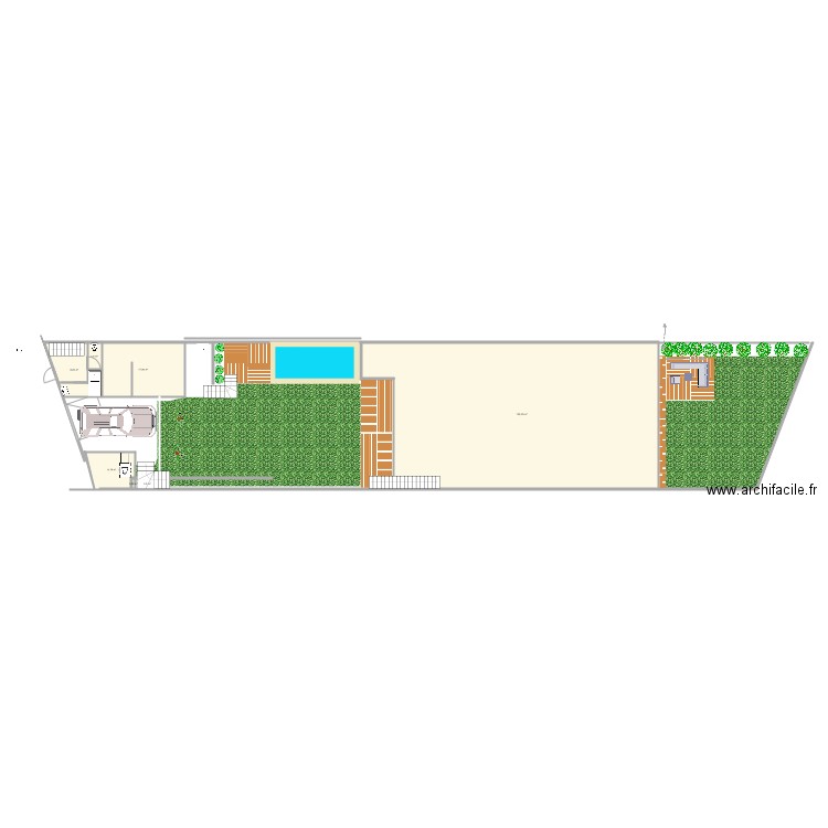 Jardin  studio  11 fevrier. Plan de 0 pièce et 0 m2