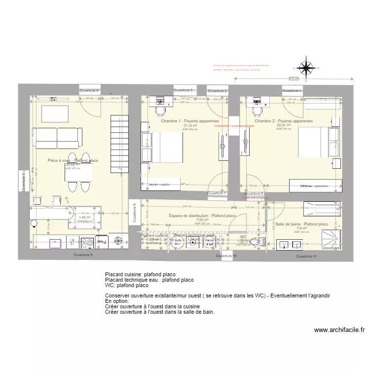 20201008 Maison de ferme RDC avec escalier droit. Plan de 20201008 Maison de ferme RDC avec escalier droit. Plan de
