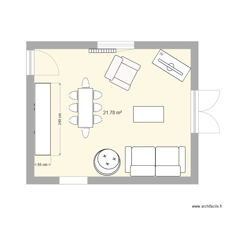 Séjour. Plan de 0 pièce et 0 m2