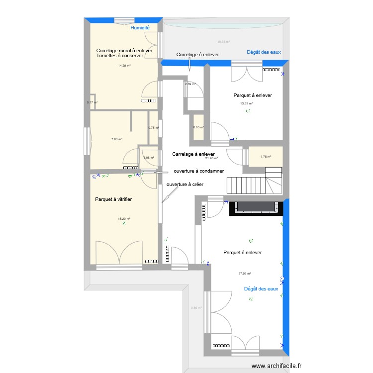 Rez de chaussée. Plan de 0 pièce et 0 m2