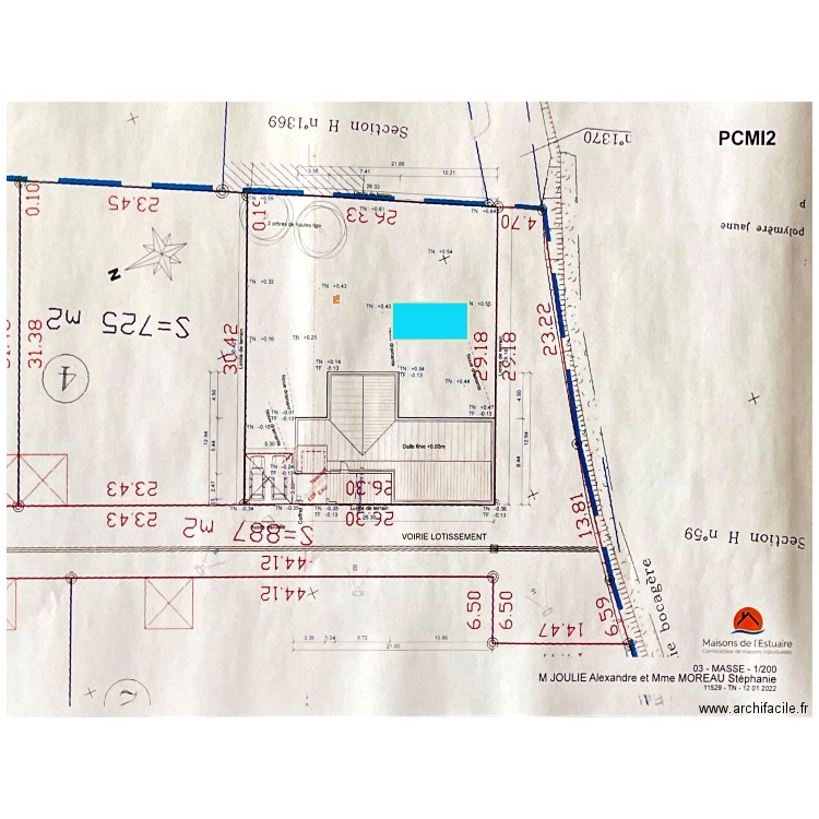 joulie. Plan de 0 pièce et 0 m2