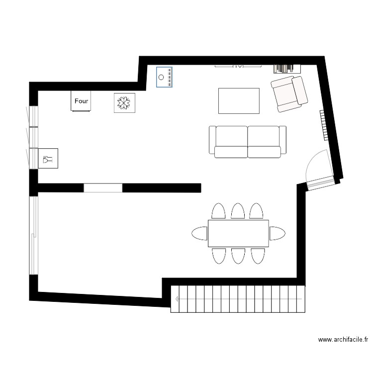 paln rez de chaussee. Plan de 0 pièce et 0 m2