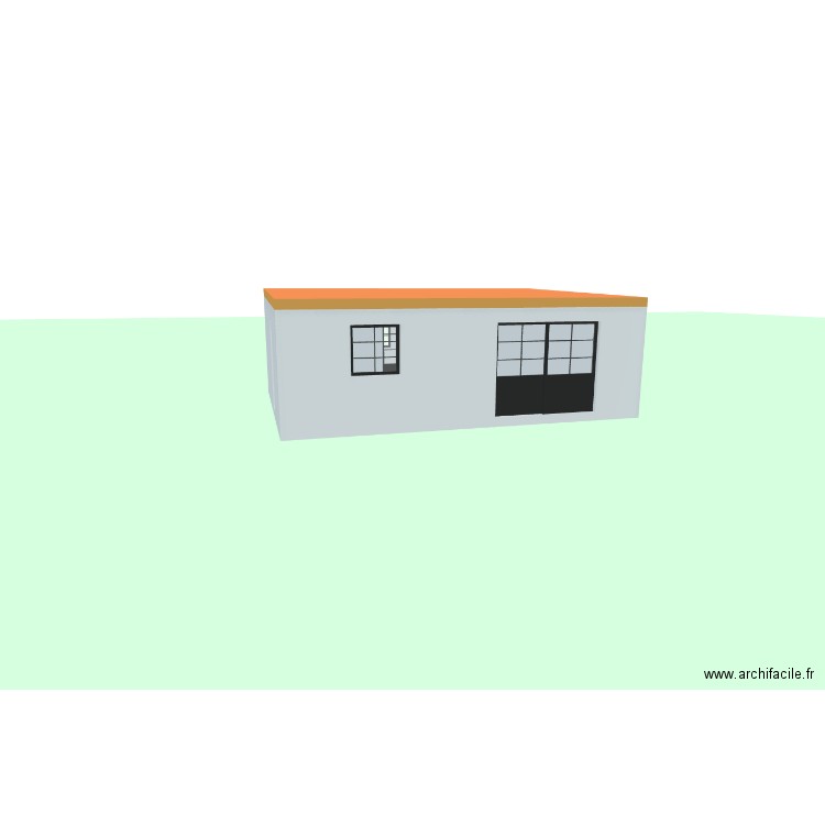 essai 3. Plan de 1 pièce et 39 m2