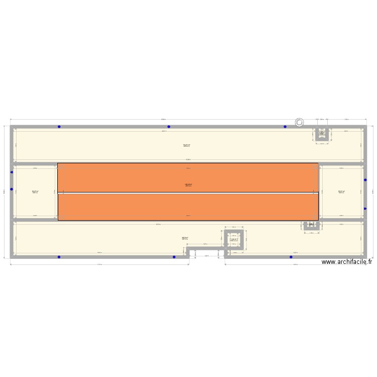 plan toiture endel . Plan de 8 pièces et 394 m2