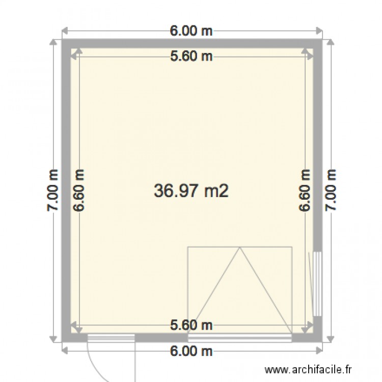 atelierrene. Plan de 0 pièce et 0 m2